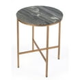 thumbnail image 1 of Butler Specialty Caty Gray and Gold  Marble End Table, 1 of 6