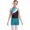 Lake Blue, variant on Raenseen Kids Girls Sleeveless Gymnastics Leotard Ballet Dance Biketard Unitard with Shorts Hair Tie Set Swimsuit Black&Red 8