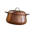 thumbnail image 3 of Olla de cobre puro, sartenes de inducción, asas dobles gruesas, utensilios de cocina de cobre hechos a mano, sartén para estofado, olla para sopa para 4L, 3 of 8