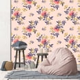 thumbnail image 2 of MuralsPrint Gondale Vintage Floral Abstract Peel and Stick Floral Wallpaper, Removable Wallpaper 10'L x 24''W, 2 of 4