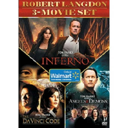 3-Movie Collection: Inferno, Da Vinci Code & Angels Demons (DVD + Digital