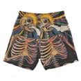 thumbnail image 7 of FORMRS Boys Swim Trunks Quick Dry Mesh Liner Boardshorts Sizes XS-XL, Colorful Skeleton Sun, 7 of 7