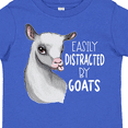 thumbnail image 4 of Inktastic Easily Distracted by Goats Cute Goat Boys or Girls Toddler T-Shirt, 4 of 5