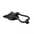 thumbnail image 6 of Renovators Supply Door Knockers for Front Door 8.5" Black Cast Iron Fox Head Shaped Door Knocker w/Screws, 6 of 7