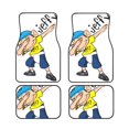 thumbnail image 1 of Qekee Sml Jeffy Print Car Floor Mats Set of 4, Waterproof Car Foot Mats, Front & Rear Car Floor Foot Mat Sets of 4 Pieces, Universal Fit for Cars, Trucks, SUVs, 1 of 6