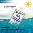 thumbnail image 3 of Funny Pool Rules Sign Retro Look Aluminum Metal Plaque for Swim Pool Party Decor Outdoor Beach Water Park Decoration 8 x 12 inch, 3 of 5