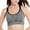 Gray, variant on Women's Seamless Mesh Removable Cups Sports Bra High Impact Support Workout Yoga Sports Five Color