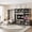 Gray, variant on Mintazer Twin Foldable Murphy Bed with 82.3"H Wall Storage Cabinet, Shelves, TV Stand and 2 Drawers & 9 Cabinets for Bedroom Living Room, Gray