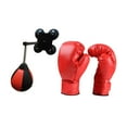 thumbnail image 4 of Bola de reacción de boxeo, bolsa de velocidad, saco de boxeo de boxeo Speedball para Taekwondo Entrenamiento en casa Gym Gym Practice Equipo de, 4 of 8