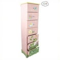 thumbnail image 4 of Fantasy Fields - Magic Garden Wood Kids 7 Drawer Cabinet Pink Green, 4 of 6