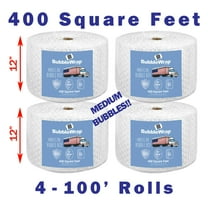 12" Medium (5/16) American Bubble Boy Bubble Wrap - 400 Square feet