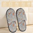 thumbnail image 2 of Fotbe Funny Chicken Pantuflas Peludas para Mujer con Estampado, Zapatillas de Peluche, Zapatos de Invierno para Casa, Uso Interior y Exterior-Large, 2 of 8