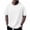 White, variant on Men's Heavyweight Short Sleeve Crew Neck T-Shirt, Loose Fit Breathable Summer Half Sleeve Tee, Not See Through Opaque Casual Top for Everyday Wear and Outdoor Activities