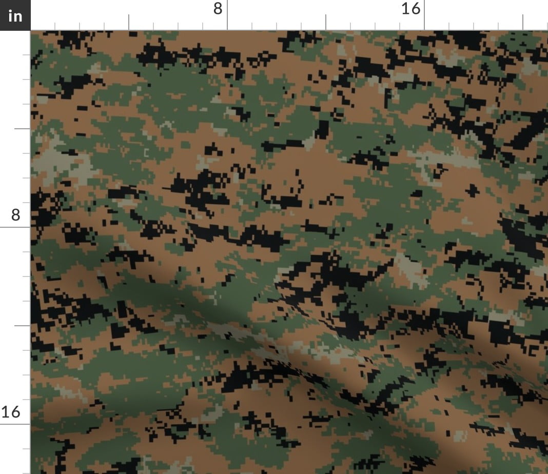 Camouflage Marine Camo Boy Nursery Marpat Fabric Printed By Spoonflower