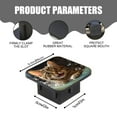 thumbnail image 2 of Hitch Cover Fits For 2-Inch Hitch,Cute Cat Playing With Soap Bubbles In Colorful Bubble Tuberubber Trailer Hitch Cover Tube Plug Insert,Car Exterior Accessories, Receiver Tube Hitch Plug, 2 of 6