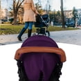 thumbnail image 2 of Washable Removable Soft Baby Stroller Armrest Grip Handle Cover Stroller AccessoriesBrown, 2 of 8