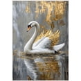 thumbnail image 1 of Cuadro Decorativo Animal 40x60cm Cisne Ocre, 1 of 6