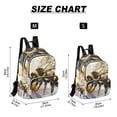 thumbnail image 3 of ALAZA Bee on Marble Flower Womens Travel Laptop Backpack Large Daypack Ladies Shoulder Bags M, 3 of 7
