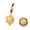 Monkey, variant on Yammee Portable Alloy Animal Keychain Accessory with Treasure Basin Designs for Financial Success and Cultural Appreciation