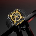 thumbnail image 4 of SMAEL Square Analog-Digital Sports Watch Waterproof Multicolor Chronog LED Alarm Wrist Watch, 4 of 10