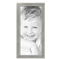 thumbnail image 2 of ArtToFrames 10" x 22" Classic Antique Silver Picture Frame, 10x22 inch Silver Wood Poster Frame (WOM-4926), 3 Pack, 2 of 6