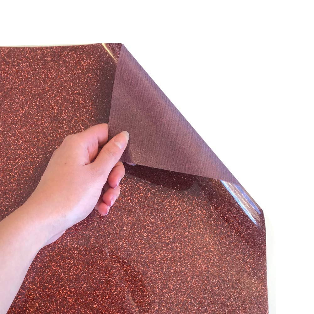 Bronze Siser Glitter 20" x 3' (feet) Iron on Heat Transfer Vinyl Roll HTV