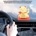 thumbnail image 3 of Gato De La Fortuna Solar, Brazo Chino Que Agita De 2 Pulgadas, Gato De La Suerte, Colores Brillantes, Gato De Bienvenida Portátil Con Energía Solar Para Recuerdos De Viaje Y, 3 of 7