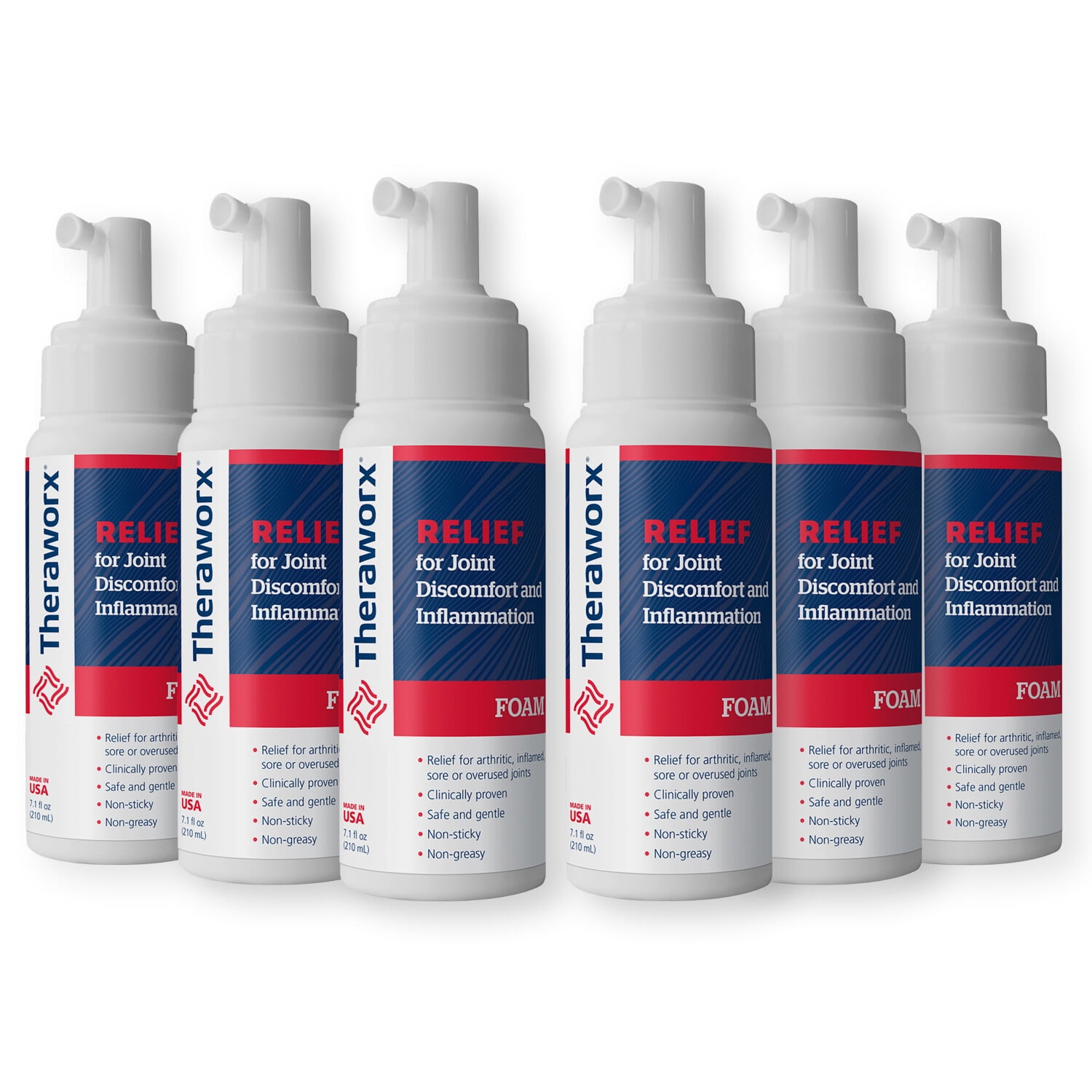 Theraworx Relief for Joint and Inflammation Foam 6