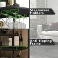 thumbnail image 4 of imerelez Coffee Bar Cabinet with LED Light and Power Outlet, Wood Coffee Bar Table with Wine and Storage for Living Room Kitchen Buffet Sideboard for Dining Room, Living Room, Hallway, 4 of 6