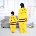 thumbnail image 2 of Nuevo disfraz de Pokémon, pijama de felpa de una pieza, figura de Anime, Pikachu, ropa para padres e hijos, ropa suave de invierno para el hogar, regalo para niños, 2 of 4