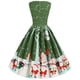 thumbnail image 5 of Vestidos de Navidad Para Mujer Vestido de Encaje Con Estampado Delgado Vestido Sin Mangas Con Cuello Redondo Odeerbi  ODB201007, 5 of 8
