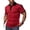 Wine_003, variant on Domuza Summer Men's Flip Collar Polo Shirt Business Casual Color Block Short Sleeve T-Shirt Fashion Button Cotton Tops Black M