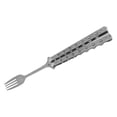 thumbnail image 4 of Utensilio para exteriores,Tenedor plegable Tenedor de mariposa Tenedor de camping,Tenedor de entrenamiento de mariposa Utensilios de acero inoxidable,Tenedor de entrenamiento plegable Tenedor, 4 of 8