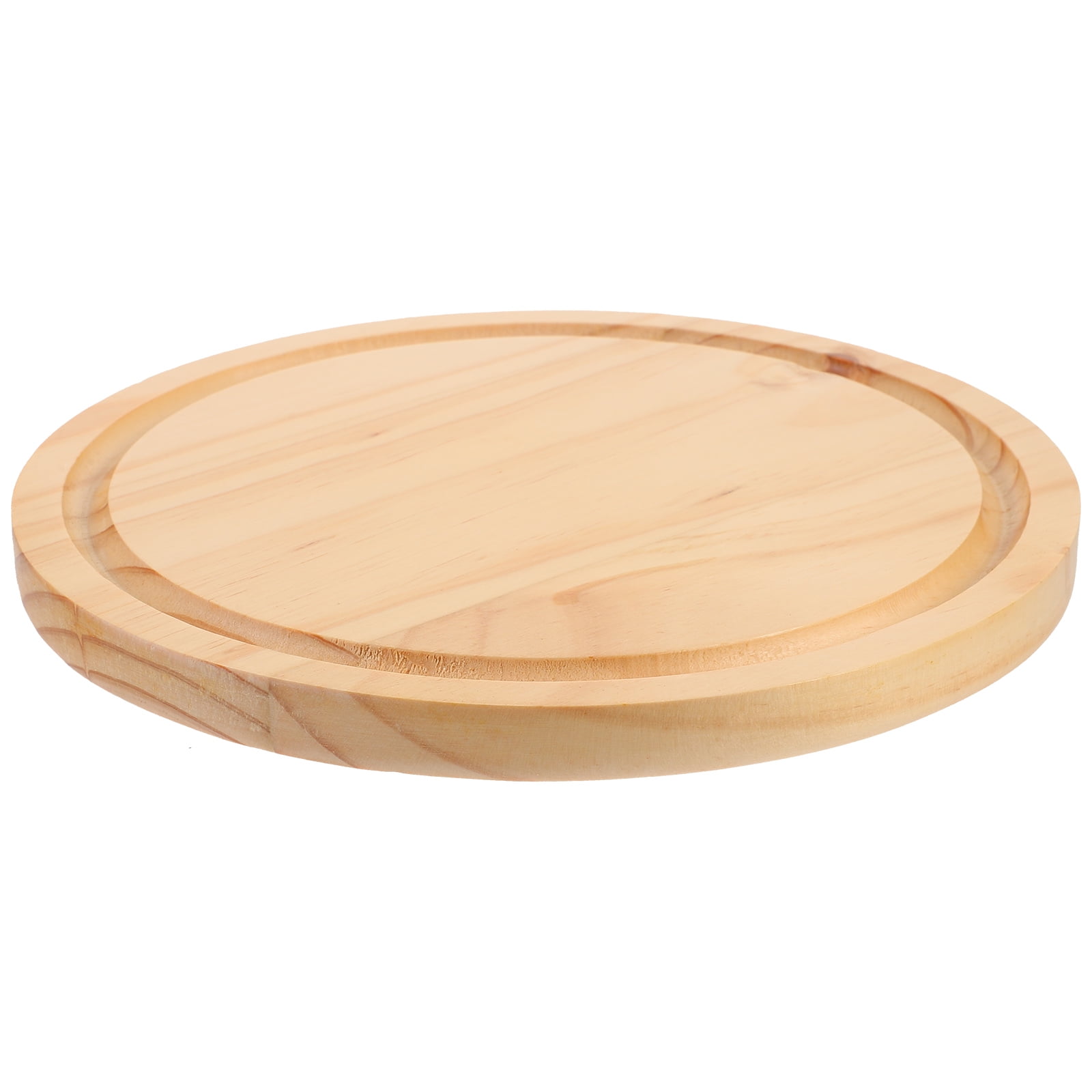 Tineasur Tabletop Wood Serving Plate Cutting Board Wood 1Set