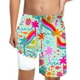 thumbnail image 1 of JTieacloth Boys Swimwear Swim Trunks With Drawstring Comfortable Beach Shorts For Kids Outdoor Swimming Pool Party,Sizes 12-16 Years, 1 of 4