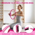 thumbnail image 2 of Pilates Ring Circle Set 18 Pcs Exercise Equipment Accessories for Women, Workouts Pilates Ball Stretching Strap for Women's Home Workouts & Beginners, 2 of 8