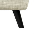 thumbnail image 6 of Noble House 3-in-1 Foldable Linen Chaise Lounge, Adjustable Chair Bed with Footrest & Pillow, Convertible, Gray, 6 of 15