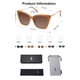 thumbnail image 5 of Gafas de Sol SOJOS SJ2206 Polaroid de Moda para Mujer en Naranja Lechoso, 5 of 5
