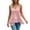 X187 Red, variant on Glisme Shirts for Women Solid Color Sleeveless Crew Neck Tees Summer Comfortable Women Tops Size L Black