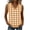 Brown, variant on Women's V Neck Tank Tops Summer Casual Plaid Print Contrast Binding Relaxed Fit Tops Trendy 2026