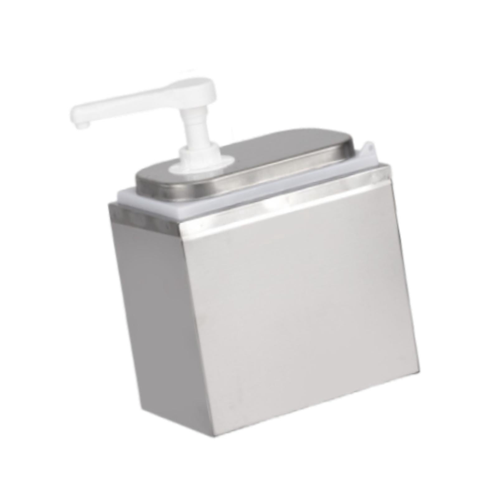 Fancyes Sauce Dispenser Syrup Dispenser 2 L Seasoning Condiment Container Syrups Salad Ketchup Syrup Pump for Kitchen Bar 2L