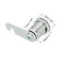 thumbnail image 2 of Uxcell Cam Lock, 1" Fits Up to 5/8" Thickness Panel, Keyed Alike Zinc Alloy 5Pcs, 2 of 5