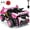 Pink, variant on Joyracer 24 Volt Ride on Toys 2 Seater with Remote Control, 7AH Ride on Dump Truck w/ Tipping Bucket Trailer, Shovel, 3 Speeds,LED Lights, MP3/USB Music for Big Kid, Yellow
