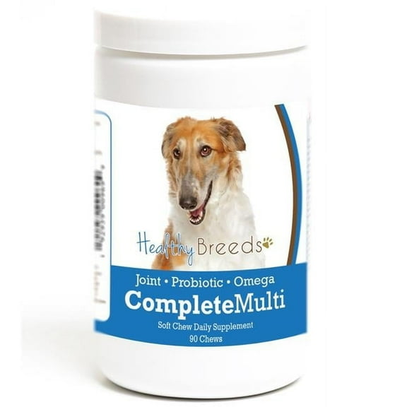 Healthy Breeds 192959009699 Borzois all in one Multivitamin Soft Chew - 90 Count