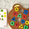 thumbnail image 1 of Shape Matching Educational Toy - Bear-Shaped, Plastic Cement, Color Sensory, Improves Observation & Coordination for Kids, 1 of 5