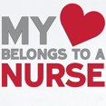 thumbnail image 2 of CafePress - My Heart Belongs To A Nurse Body Suit - Long Sleeve Cotton Baby Bodysuit, 2 of 4