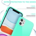 thumbnail image 3 of Funda para iPhone 11 Svanove, verde menta, delgada, de TPU, 3 of 7