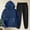 *Navy, variant on ClodeEU Womens Sweatsuits 2 Piece Set ,Loose Hoodie Sweatshirt With Pockets,Jogger Pants Fall Tracksuit Pink,Womens Plus M