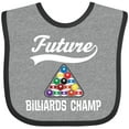 thumbnail image 3 of Inktastic Future Billiards Champ Boys or Girls Baby Bib, 3 of 4