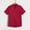 Red, variant on Mens Hawaiian Shirt Band Collar Short Sleeve Button Down Shirts Summer Beach Shirts Green